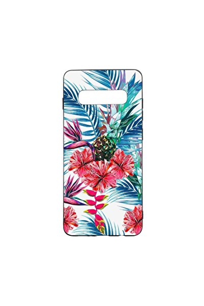 bestcase Θήκη σιλικόνης συμβατή με Samsung Galaxy S10 Plus, Τροπικό, Ανανάς, ...