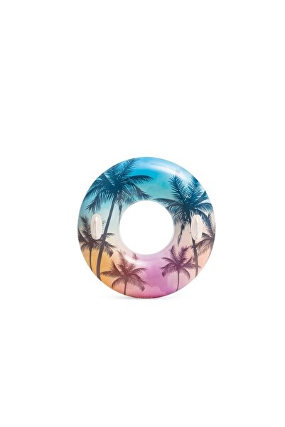 NW NessiWorld Isc58263 Intex Handle Patterned Bagel 97 cm