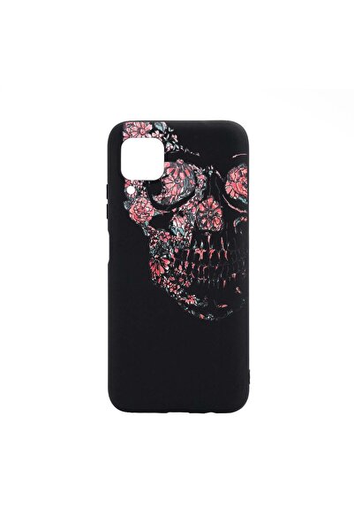 bestcase Силиконов калъф, съвместим със Samsung Galaxy M53, с дизайн на череп...