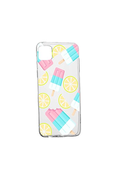 bestcase Θήκη σιλικόνης, Συμβατή με Samsung Galaxy M22, Σχέδιο Παγωτό, Ανθεκτ...