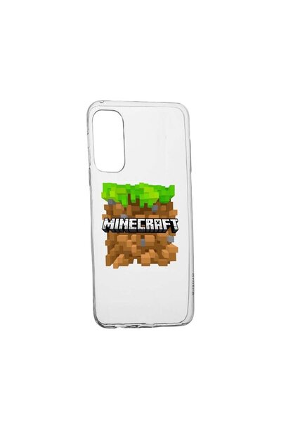 bestcase Θήκη σιλικόνης Minecraft, Συμβατή με Samsung Galaxy S21, ανθεκτική σ...