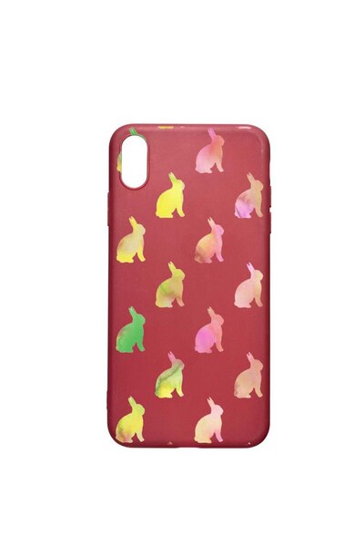 bestcase Husa Silicon, Compatibila Cu Apple iPhone XR, Cool Rabbits, rezisten...