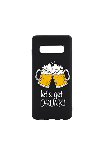 bestcase Θήκη σιλικόνης συμβατή με Samsung Galaxy S10, Ας μεθύσουμε, ανθεκτικ...