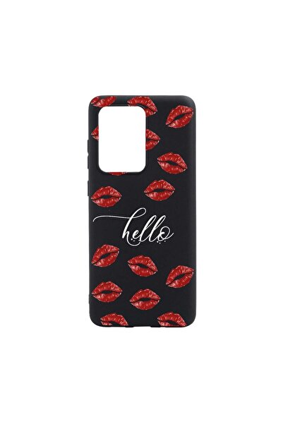 bestcase Θήκη σιλικόνης συμβατή με Samsung Galaxy S21 Ultra, Hello Kisses, αν...