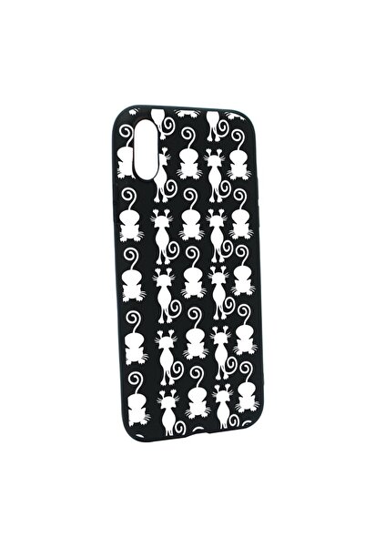 bestcase Θήκη σιλικόνης συμβατή με Samsung Galaxy A13, Μαύρη Γάτα, ανθεκτική ...