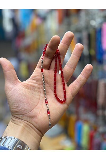 tesbihciniz Bilek Boy Kapsül Kesim Ateş Kehribar Tesbih