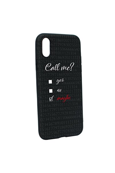 bestcase Θήκη σιλικόνης συμβατή με Apple iPhone XS Max, Call Me?, ανθεκτική σ...