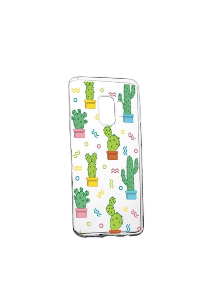 bestcase Θήκη σιλικόνης συμβατή με Samsung Galaxy S9 Plus, Κάκτος, ανθεκτική ...