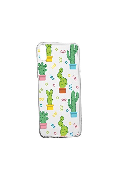 bestcase Θήκη σιλικόνης συμβατή με Apple iPhone XR, Κάκτος, ανθεκτική στη φθο...