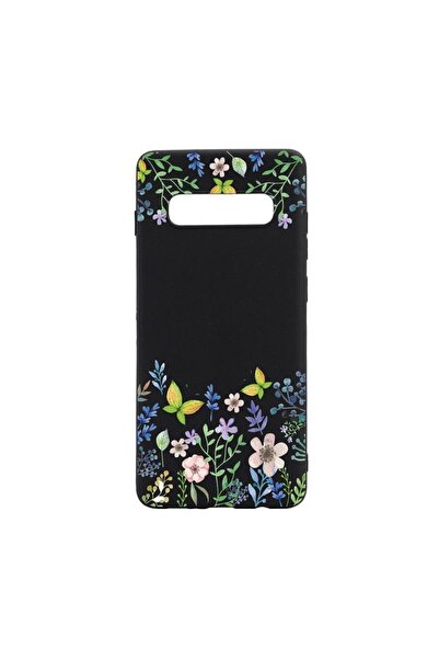 bestcase Θήκη σιλικόνης συμβατή με Samsung Galaxy S10, Σχέδιο Πεταλούδες και ...