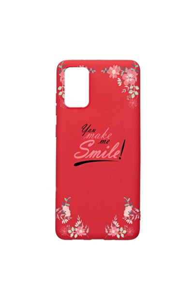 bestcase Θήκη σιλικόνης, Συμβατή με Samsung Galaxy A03s, Με κάνεις να χαμογελ...