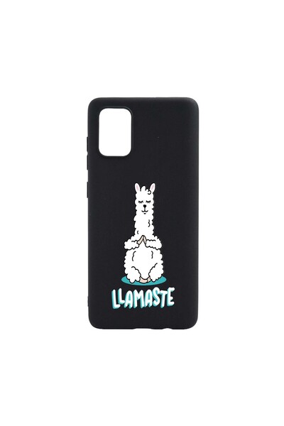 bestcase Θήκη σιλικόνης, Συμβατή με Samsung Galaxy A13 4G, Llamaste Lama, ανθ...