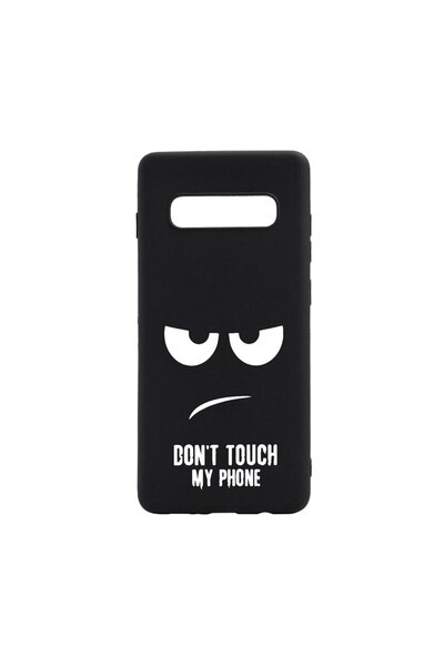 bestcase Θήκη σιλικόνης συμβατή με Samsung Galaxy S10 Plus, Μην αγγίζετε το τ...