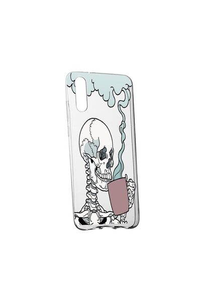 bestcase Калъф с мотив  "Мислещ череп ", за Xiaomi Mi Note 10 / Mi Note 10 Pr...