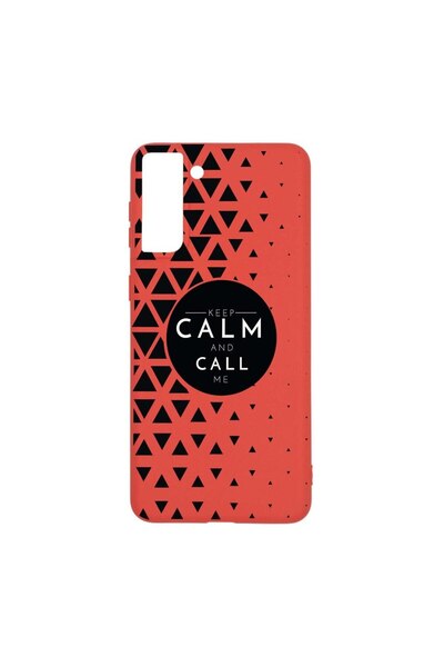 bestcase Θήκη σιλικόνης, Συμβατή με Samsung Galaxy S21 Plus, Keep Calm, Ανθεκ...