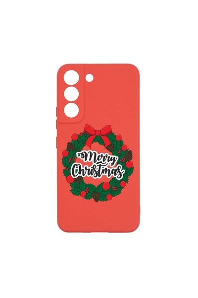 bestcase Θήκη σιλικόνης, Συμβατή με Samsung Galaxy S22 Plus, Καλά Χριστούγενν...