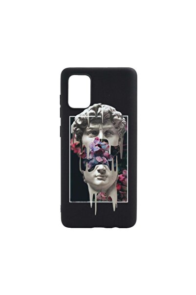 bestcase Θήκη σιλικόνης, Συμβατή με Samsung Galaxy A13 4G, Άγαλμα Δαβίδ, ανθε...