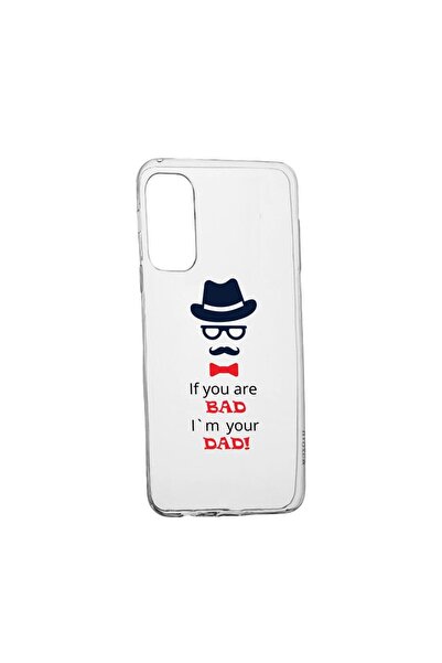 bestcase Θήκη σιλικόνης, Συμβατή με Samsung Galaxy A73 5G, Bad Dad, Ανθεκτική...