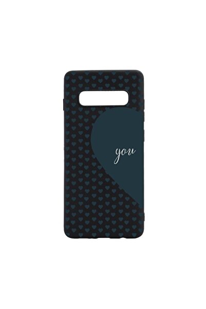 bestcase Θήκη σιλικόνης συμβατή με Samsung Galaxy S10 Plus, Σ' αγαπώ, ανθεκτι...