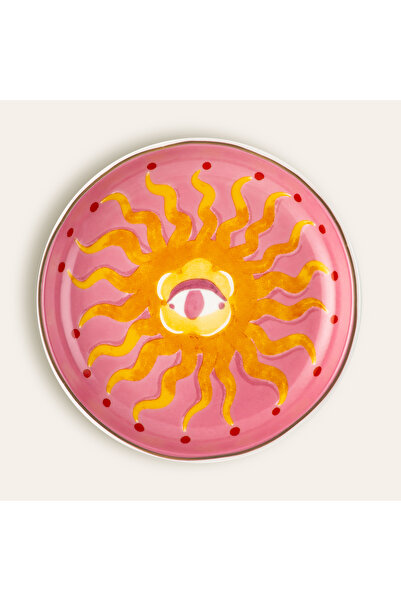 Luohu Porcelain Plate 10 Cm Pink