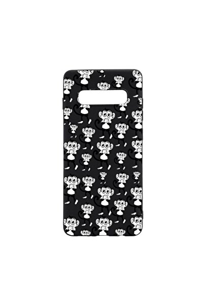 bestcase Husa Silicon Compatibila Cu Samsung Galaxy S10, Monkey, rezistenta l...