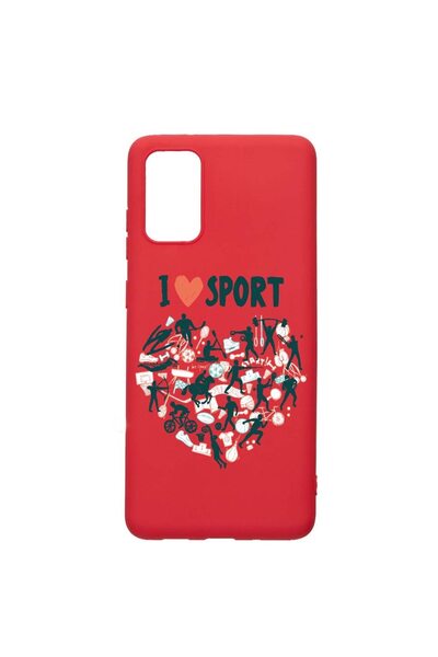 bestcase Θήκη σιλικόνης, Συμβατή με Samsung Galaxy M02s, Λατρεύω το σπορ, ανθ...