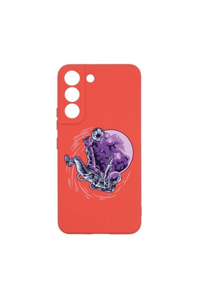 bestcase Θήκη σιλικόνης, Συμβατή με Samsung Galaxy S22 Plus, Αστροναύτης Ποδο...