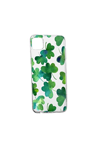 bestcase Θήκη σιλικόνης με σχέδιο πράσινου φύλλου, Συμβατή με Samsung Galaxy ...