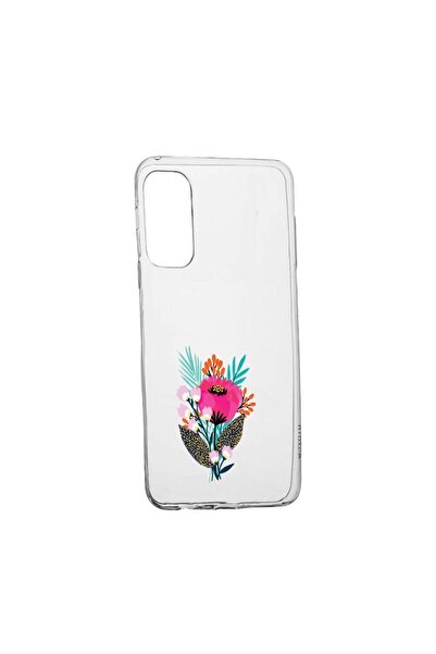 bestcase Θήκη Σιλικόνης με Λουλούδια, Συμβατή με Samsung Galaxy A02s, ανθεκτι...