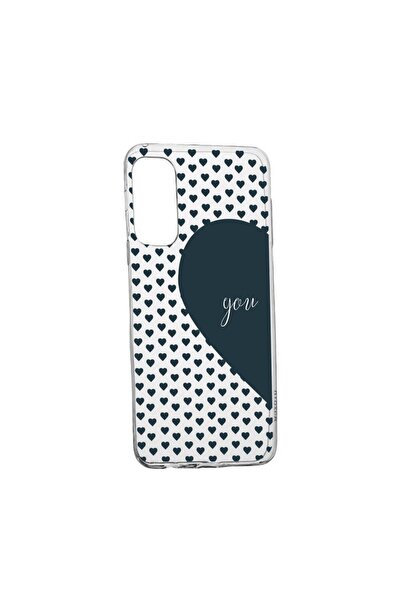 bestcase Θήκη σιλικόνης συμβατή με Samsung Galaxy S22 Ultra, Σ' αγαπώ, ανθεκτ...