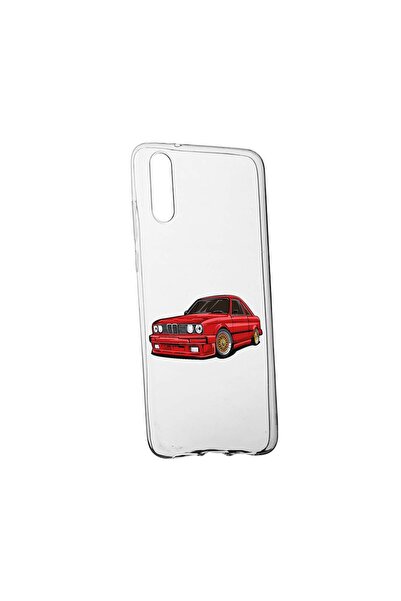 bestcase Θήκη σιλικόνης συμβατή με Samsung Galaxy A13, Παλιό αυτοκίνητο, ανθε...