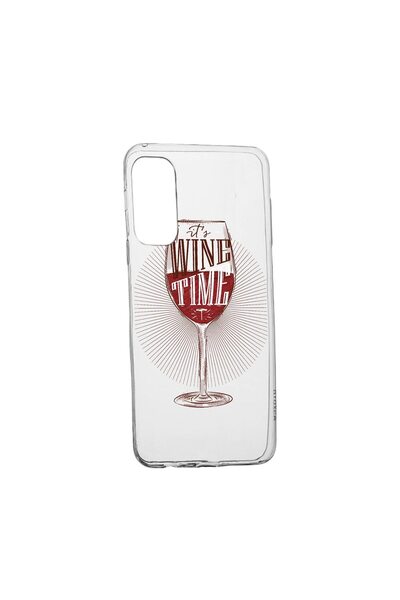 bestcase Θήκη σιλικόνης συμβατή με Samsung Galaxy S22, Wine Time, ανθεκτική σ...