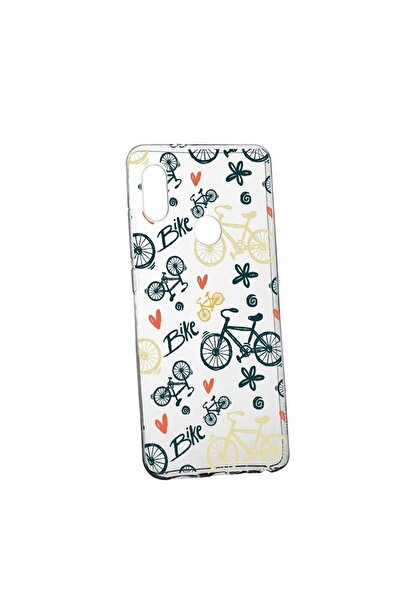 bestcase Силиконов калъф, съвместим с Huawei Honor Note 10, Bike Love, устойч...