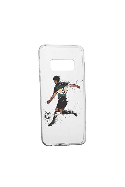 bestcase Θήκη σιλικόνης συμβατή με Samsung Galaxy S10, Σχέδιο Ποδόσφαιρο, ανθ...