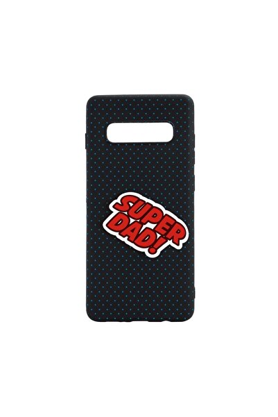bestcase Θήκη σιλικόνης συμβατή με Samsung Galaxy S10, Σούπερ Μπαμπάς, ανθεκτ...