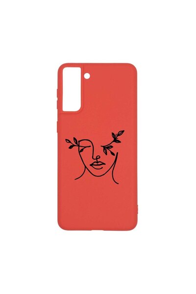 bestcase Θήκη σιλικόνης, Συμβατή με Samsung Galaxy S21 Plus, Γυναικείο αφηρημ...