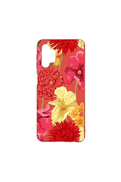 bestcase Θήκη σιλικόνης, Συμβατή με Samsung Galaxy A32 5G, Κόκκινα και κίτριν...