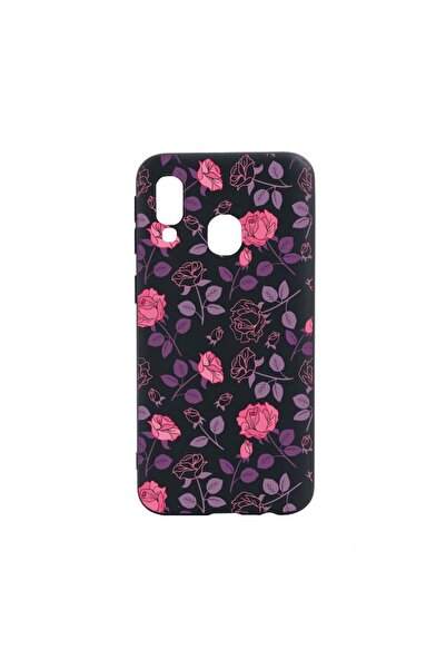 bestcase Θήκη σιλικόνης συμβατή με Samsung Galaxy A40, Τριαντάφυλλα, ανθεκτικ...