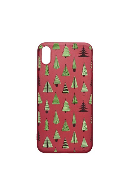 bestcase Husa Silicon, Compatibila Cu Apple iPhone XR, Christmas Tree Shapes,...