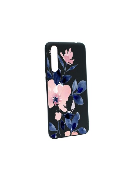 bestcase Θήκη με λουλούδια σιλικόνης, Παστέλ χρώματα, συμβατή με Samsung Gala...