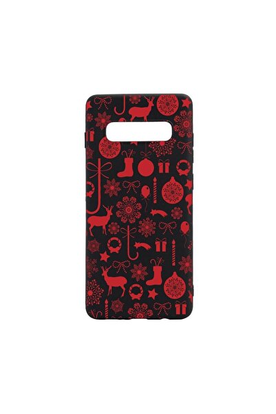 bestcase Θήκη σιλικόνης συμβατή με Samsung Galaxy S10 Plus, Χριστουγεννιάτικο...