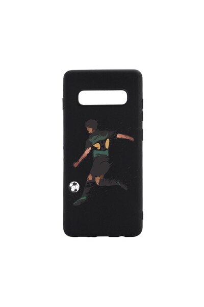 bestcase Θήκη σιλικόνης συμβατή με Samsung Galaxy S10, Σχέδιο Ποδόσφαιρο, ανθ...