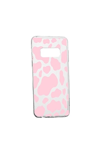 bestcase Θήκη σιλικόνης συμβατή με Samsung Galaxy S10, Ροζ Αγελάδα, ανθεκτική...