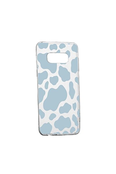 bestcase Θήκη σιλικόνης συμβατή με Samsung Galaxy S8, Μπλε Αγελάδα, ανθεκτική...