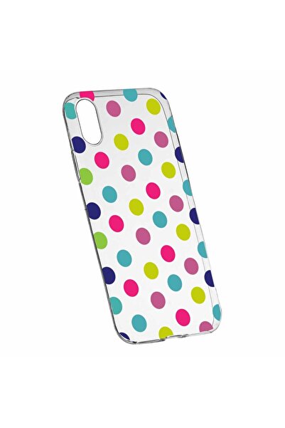 bestcase Θήκη για Apple iPhone XR, Πολύχρωμες Βούλες, 61, Σιλικόνης