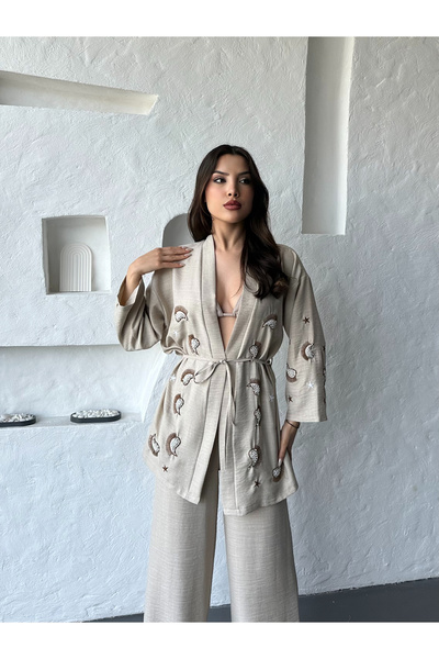 D'RECCY ΓΥΝΑΙΚΕΙΟ ΚΕΝΤΗΜΕΝΟ ΚΙΜΟΝΟ ΜΕ ΔΕΣΜΕΥΣΗ ΣΤΗ ΜΕΣΗ ΚΑΙ ΠΑΝΤΕΛΟΝΙ, ΚΟΜΨΟ ΣΕΤ