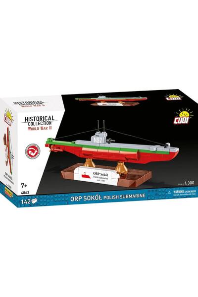 COBI ORP Sokół Πολωνικό Υποβρύχιο, 142 τεμάχια (COBI-4863)