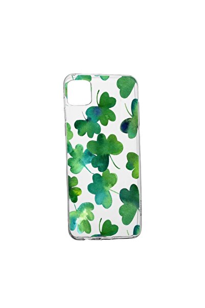 bestcase Θήκη σιλικόνης με σχέδιο πράσινου φύλλου, Συμβατή με Samsung Galaxy ...