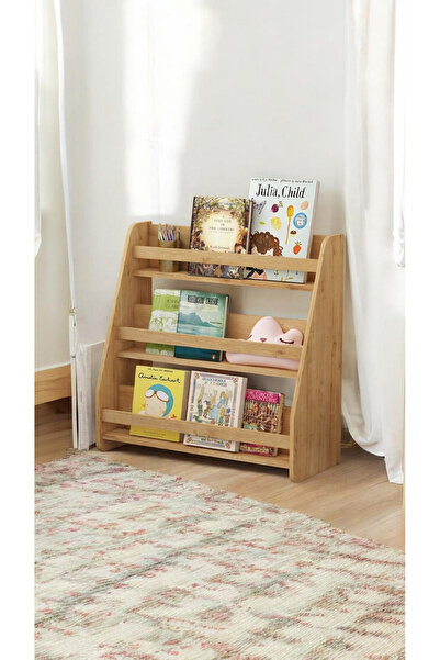 rubbyhome Mdf 4 Raflı Çocuk Odası Kitaplığı