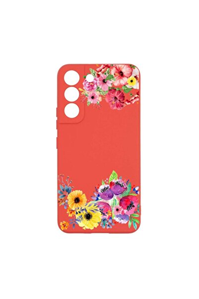 bestcase Θήκη σιλικόνης, Συμβατή με Samsung Galaxy S22 Plus, Λουλούδια, ανθεκ...